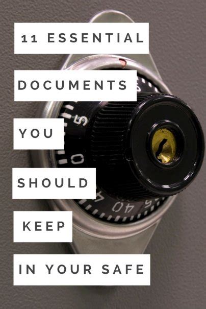  Keep Your Essential Documents Within Reach and Secure 