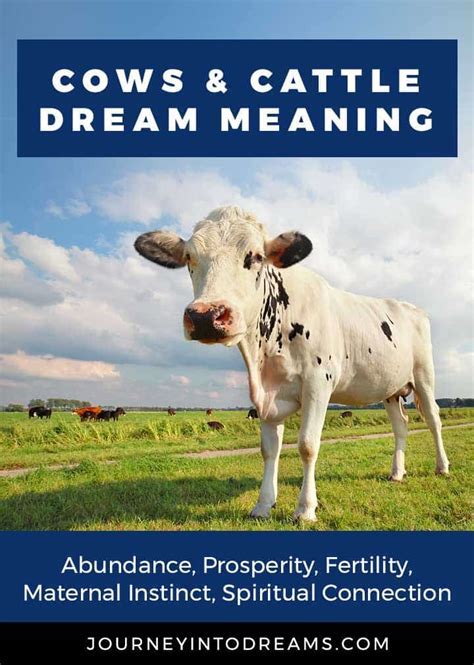  Unveiling the Symbolic Meaning of Bovines in Dreams 