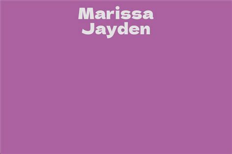 Achievements and Accolades of Marissa Jayden