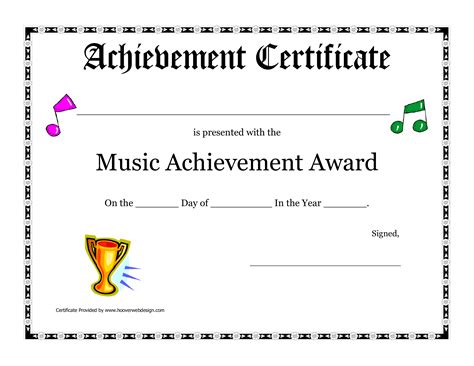 Achievements and Awards in Music