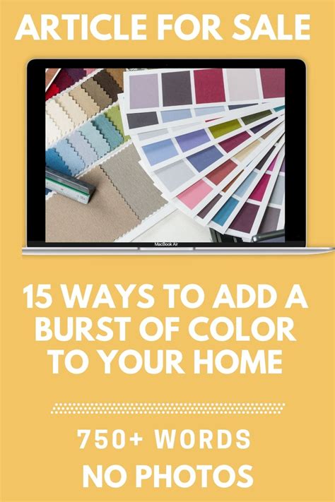 Add a Burst of Color to Your Home Decor