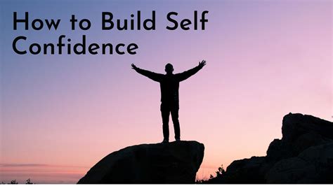 Advice on Achieving Success and Building Self-Confidence