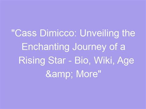 Age of Cass Dimicco