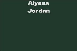 Alyssa Jordan Biography