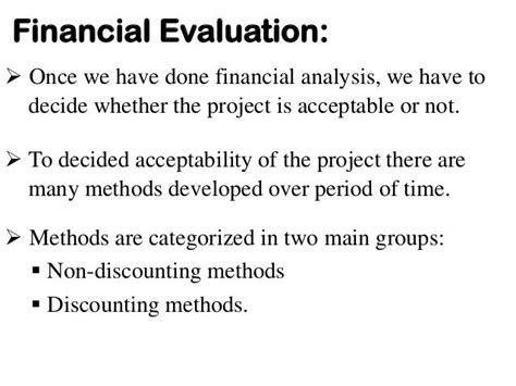 Anna Bee's Financial Evaluation