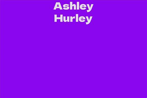 Ashley Hurley: Early Life and Education