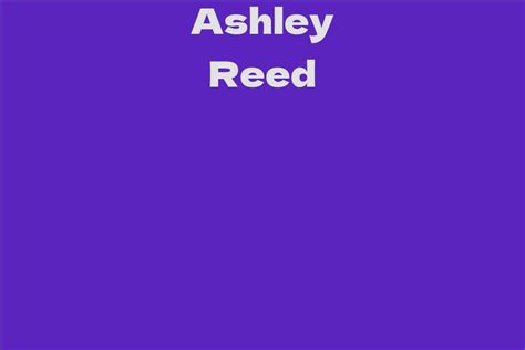 Ashley Reed: A Rising Star