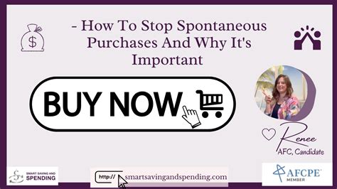 Avoid Spontaneous Purchases