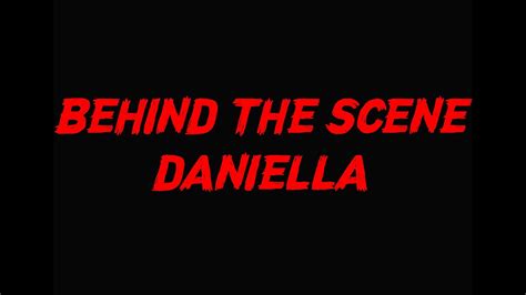 Behind the Scenes: Daniella Dane's Dedication to Excellence