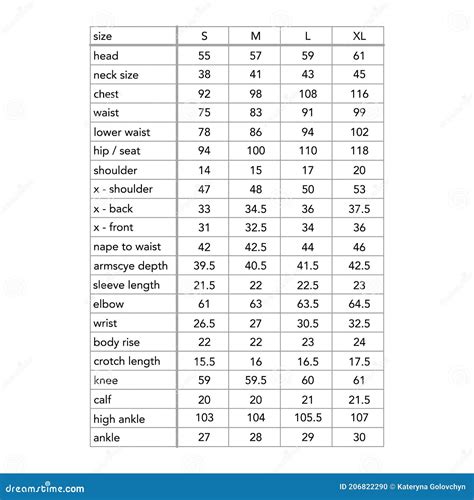 Body measurements and fashion style