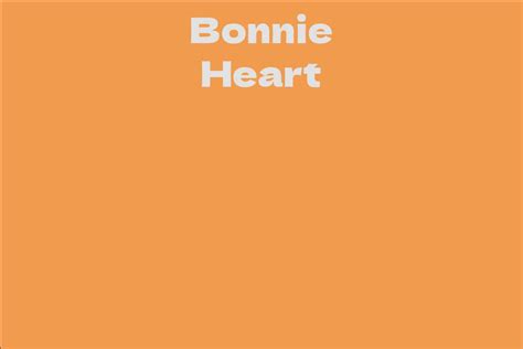 Bonnie Heart Net Worth: Success in Showbiz