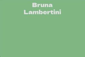 Bruna Lambertini Biography