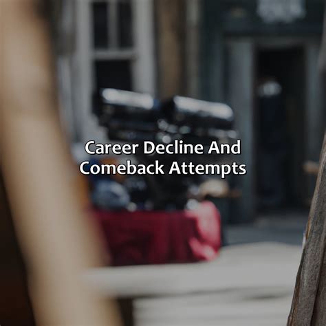 Career Decline and Legacy