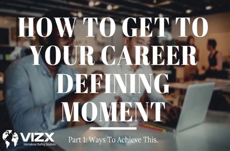 Career Defining Moments and Highlight Reel