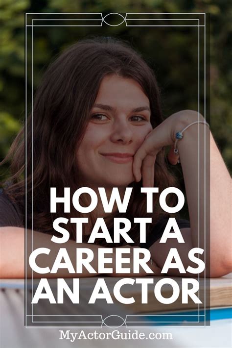 Career Start in the Acting Industry