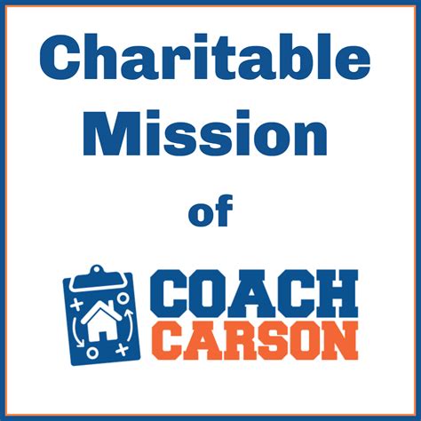 Carson's Charitable Work and Contributions