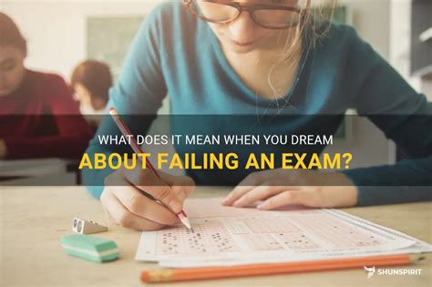 Causes of Having Dreams about Failing an Examination