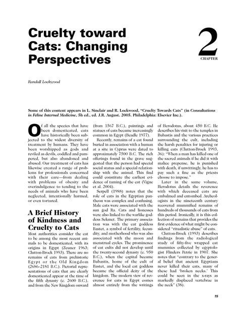 Changing Perspectives: Overcoming Apprehension towards Cats through Education and Awareness