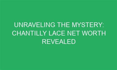 Chantilly Lace Net Worth