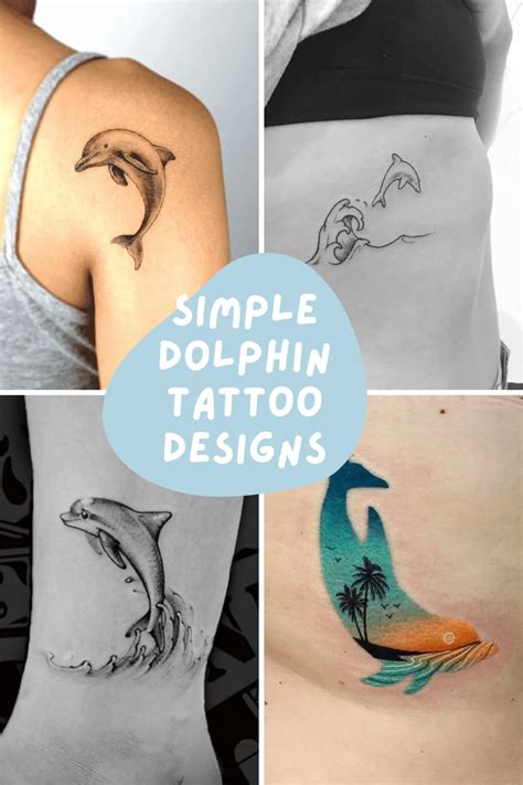 Combining Different Elements for a Unique and Personalized Dolphin Tattoo