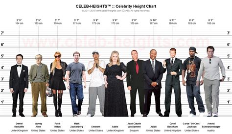 Comparison of Height with Other Famous Personalities