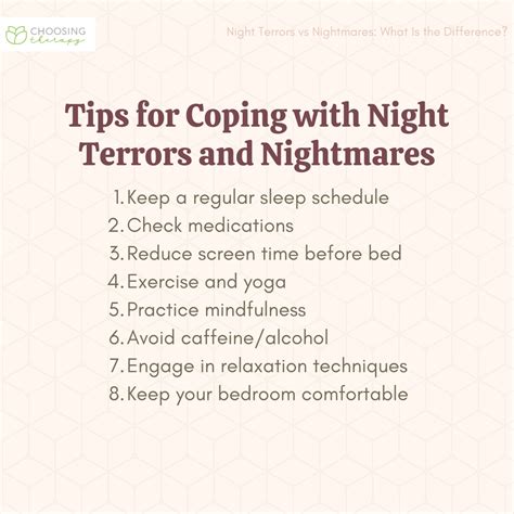 Coping Strategies: Dealing with Nightmares and Troubling Dreams