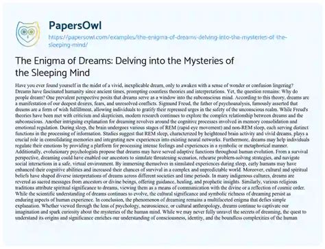 Cracking the Enigma: Delving into Dreams of the Afterlife