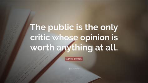 Critics' opinions on the public figure