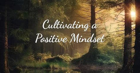 Cultivating a Positive Mindset: Cultivation and Persistence in the Pursuit of Your Aspiration