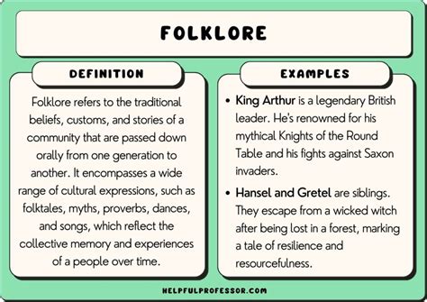 Cultural Beliefs and Folklore