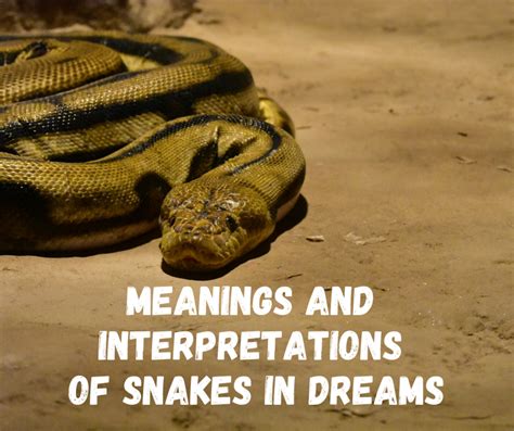 Cultural Significance of Snakes in Dreams