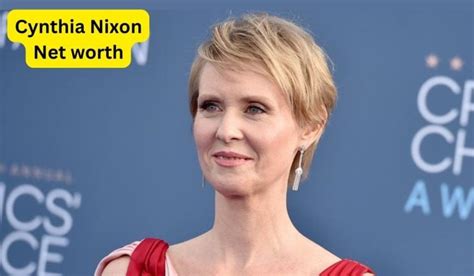 Cynthia Nixon's Net Worth and Achievements