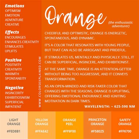 Deciphering the Significance of the Vibrant Hue: Analyzing the Symbolism of Orange