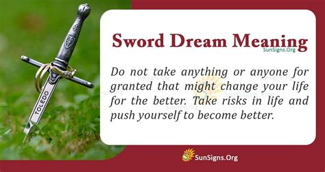 Deep Dive into the Meaning Behind Sword-oriented Dreams