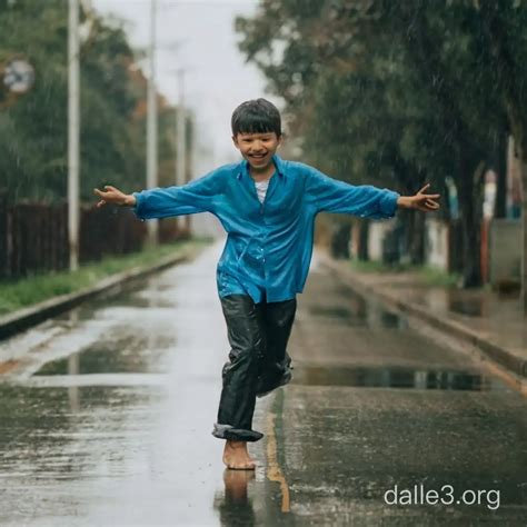 Discover the Serenity of Dancing Amidst Refreshing Rainfall