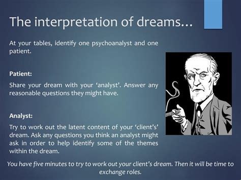 Discovering the Psychological Analysis of Adversary Dreams