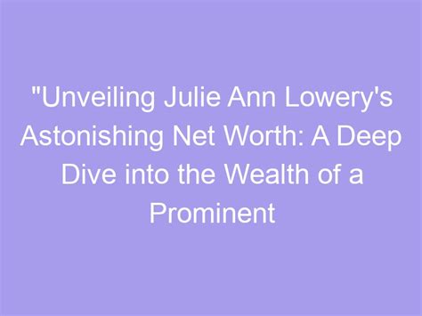 Dive into Geile Julie's Net Worth