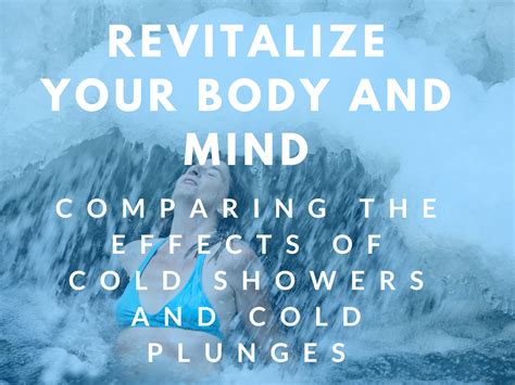 Dive into the Perks: How Chilling Showers Revitalize Your Mind and Body