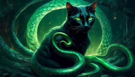 Dream Interpretation: Decoding the Symbolism of a Serpent Engulfing a Young Feline