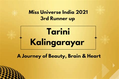 Early Background and Professional Journey of Tarini Kalingarayar