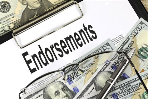 Earnings from Endorsements and Projects