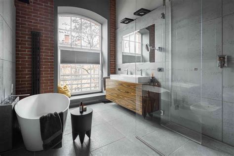 Embrace Minimalism and Urban Style: Achieving an Industrial Chic Bathroom