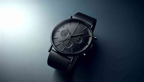 Embracing Minimalism: The Timeless Sophistication of a Dark Timepiece