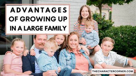 Establishing a Solid Base: The Advantages of Growing up in a Large Household