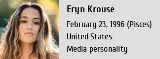 Explore Eryn Krouse's Wealth and Body Measurements