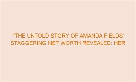 Exploring Amanda's Journey to Success