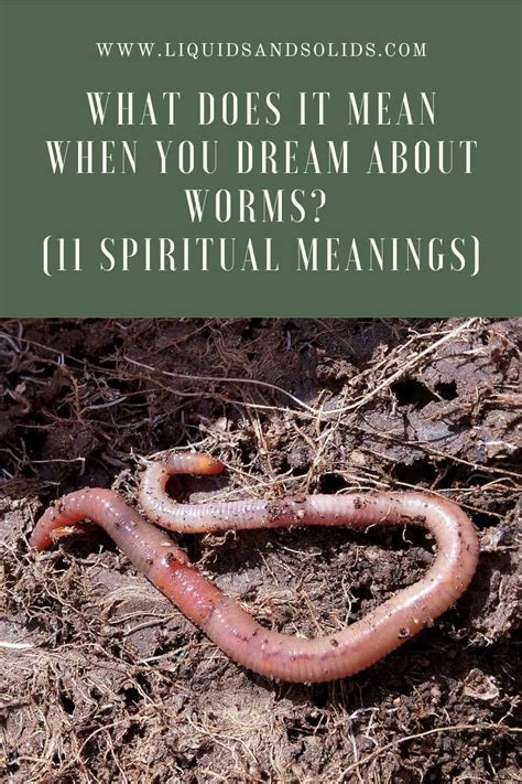 Exploring Dream Symbolism: Engaging With Earthworms as a Reflection of Internal Turmoil