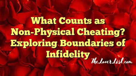 Exploring Emotional Infidelity: Discovering the Boundaries