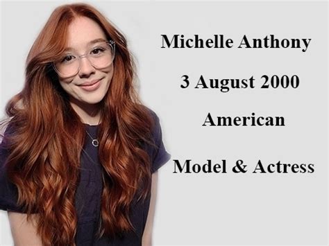 Exploring Michelle Anthony's Age and Birthdate