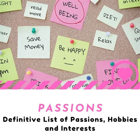 Exploring Passions and Interests